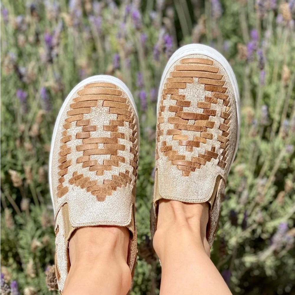 Agave Sky Dakota Tan Slip On Sneaker